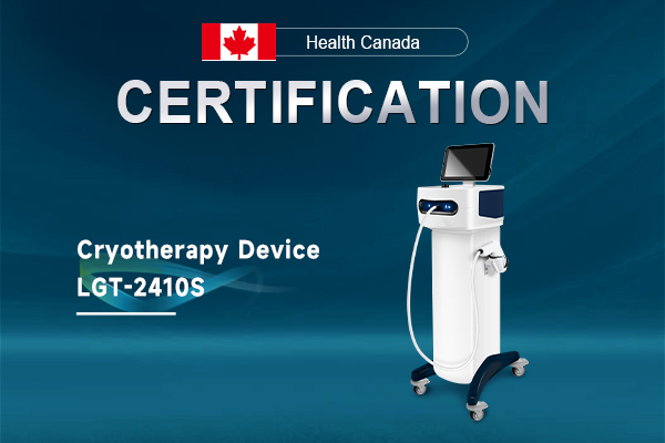 최첨단 국소 냉동치료기 LGT-2410S 캐나다 보건부 승인 획득
